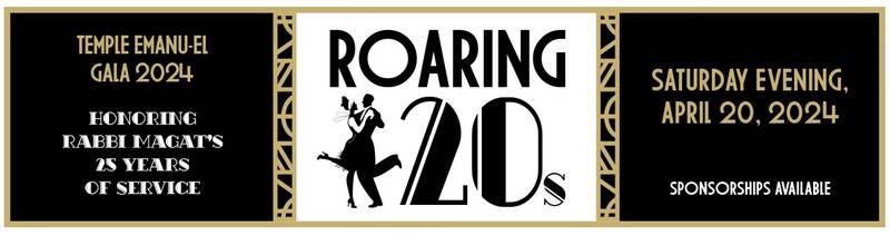 Banner Image for Roaring 20's Gala, Honoring Rabbi Magat